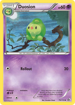 Pokemon Legendary Treasures Duosion - 75