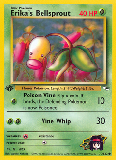 Pokemon Gym Heroes Erika's Bellsprout - 75