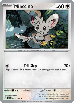 Pokemon Black Bolt Minccino - 75