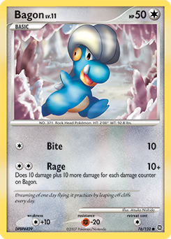 Pokemon Secret Wonders Bagon - 76