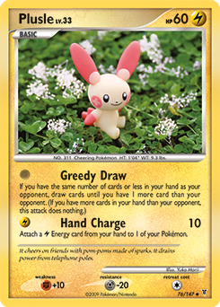 Pokemon Supreme Victors Plusle - 76