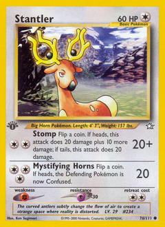 Pokemon Neo Genesis Stantler - 76