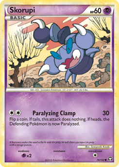 Pokemon HS—Triumphant Skorupi - 76