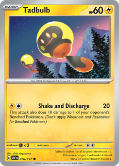 Pokemon Obsidian Flames Tadbulb - 76