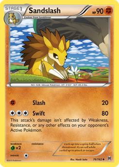 Pokemon BREAKthrough Sandslash - 76