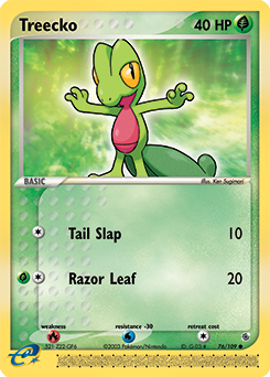 Pokemon Ruby & Sapphire Treecko - 76