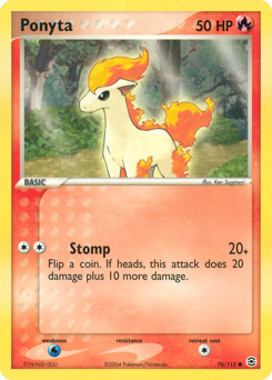 Pokemon FireRed & LeafGreen Ponyta - 76