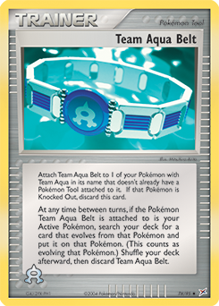 Pokemon Team Magma vs Team Aqua Team Aqua Belt - 76