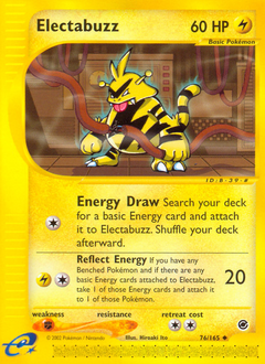 Pokemon Expedition Base Set Electabuzz - 76