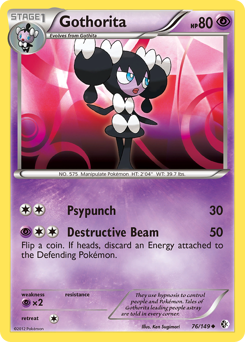 Pokemon Boundaries Crossed Gothorita - 76