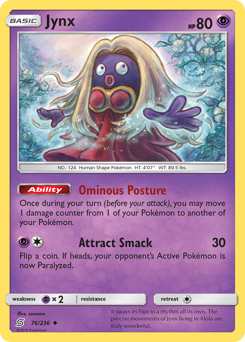 Pokemon Unified Minds Jynx - 76