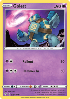 Pokemon Darkness Ablaze Golett - 76