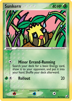 Pokemon Unseen Forces Sunkern - 76