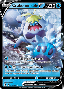 Pokemon Fusion Strike Crabominable V - 76