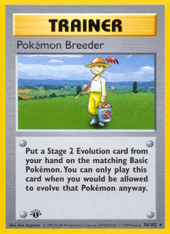 Pokemon Base Pokémon Breeder - 76