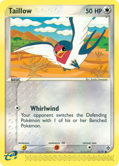 Pokemon Dragon Taillow - 76