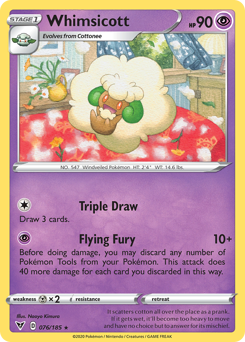 Pokemon Vivid Voltage Whimsicott - 76