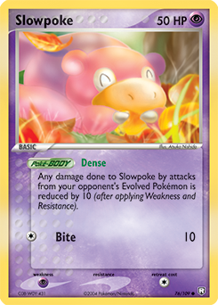 Pokemon Team Rocket Returns Slowpoke - 76