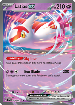 Pokemon Surging Sparks Latias ex - 76