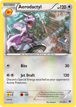 Pokemon Fates Collide Aerodactyl - 76