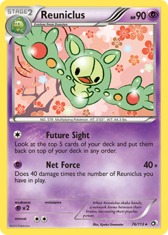 Pokemon Legendary Treasures Reuniclus - 76