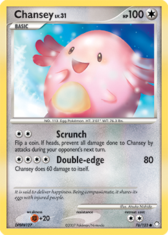 Pokemon Mysterious Treasures Chansey - 76