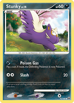 Pokemon Majestic Dawn Stunky - 76