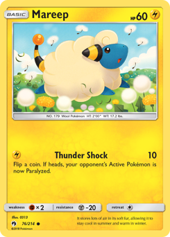 Pokemon Lost Thunder Mareep - 76