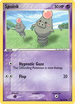 Pokemon Deoxys Spoink - 76