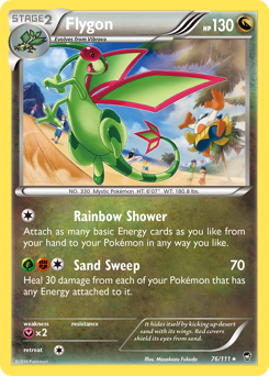Pokemon Furious Fists Flygon - 76