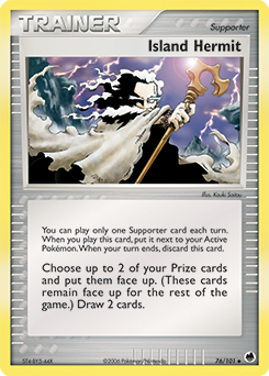 Pokemon Dragon Frontiers Island Hermit - 76