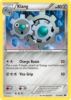 Pokemon Dark Explorers Klang - 76