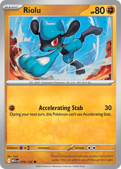 Pokemon Mega Evolution Riolu - 76