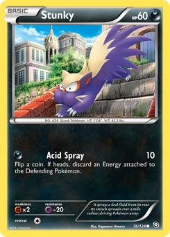 Pokemon Dragons Exalted Stunky - 76
