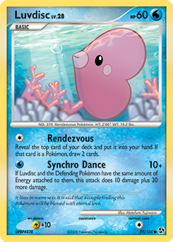 Pokemon Great Encounters Luvdisc - 77