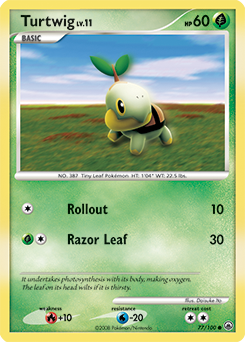 Pokemon Majestic Dawn Turtwig - 77