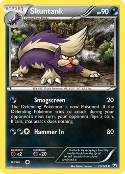Pokemon Dragons Exalted Skuntank - 77