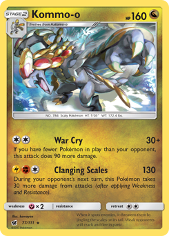 Pokemon Crimson Invasion Kommo-o - 77
