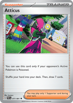 Pokemon Paldean Fates Atticus - 77