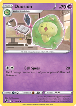 Pokemon Silver Tempest Duosion - 77