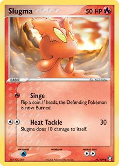 Pokemon Team Rocket Returns Slugma - 77