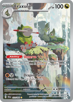 Pokemon Shrouded Fable Fraxure - 77