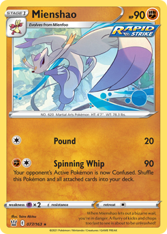 Pokemon Battle Styles Mienshao - 77