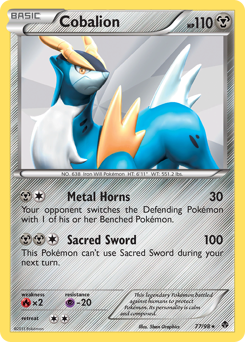 Pokemon Emerging Powers Cobalion - 77