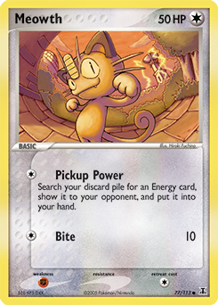 Pokemon Delta Species Meowth - 77