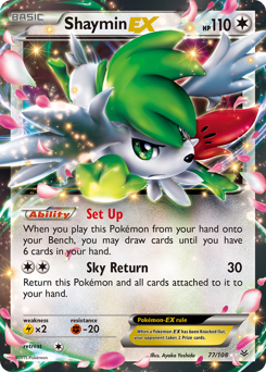 Pokemon Roaring Skies Shaymin-EX - 77