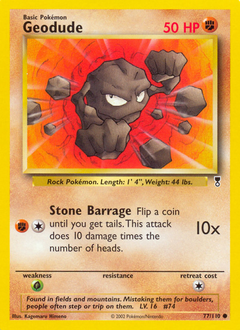 Pokemon Legendary Collection Geodude - 77