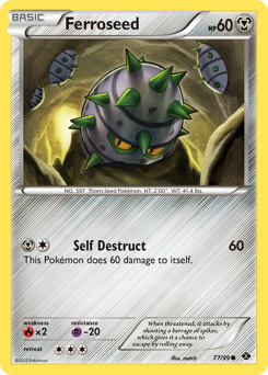 Pokemon Next Destinies Ferroseed - 77