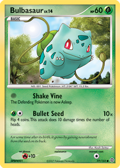 Pokemon Secret Wonders Bulbasaur - 77