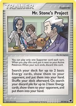 Pokemon Dragon Frontiers Mr. Stone's Project - 77